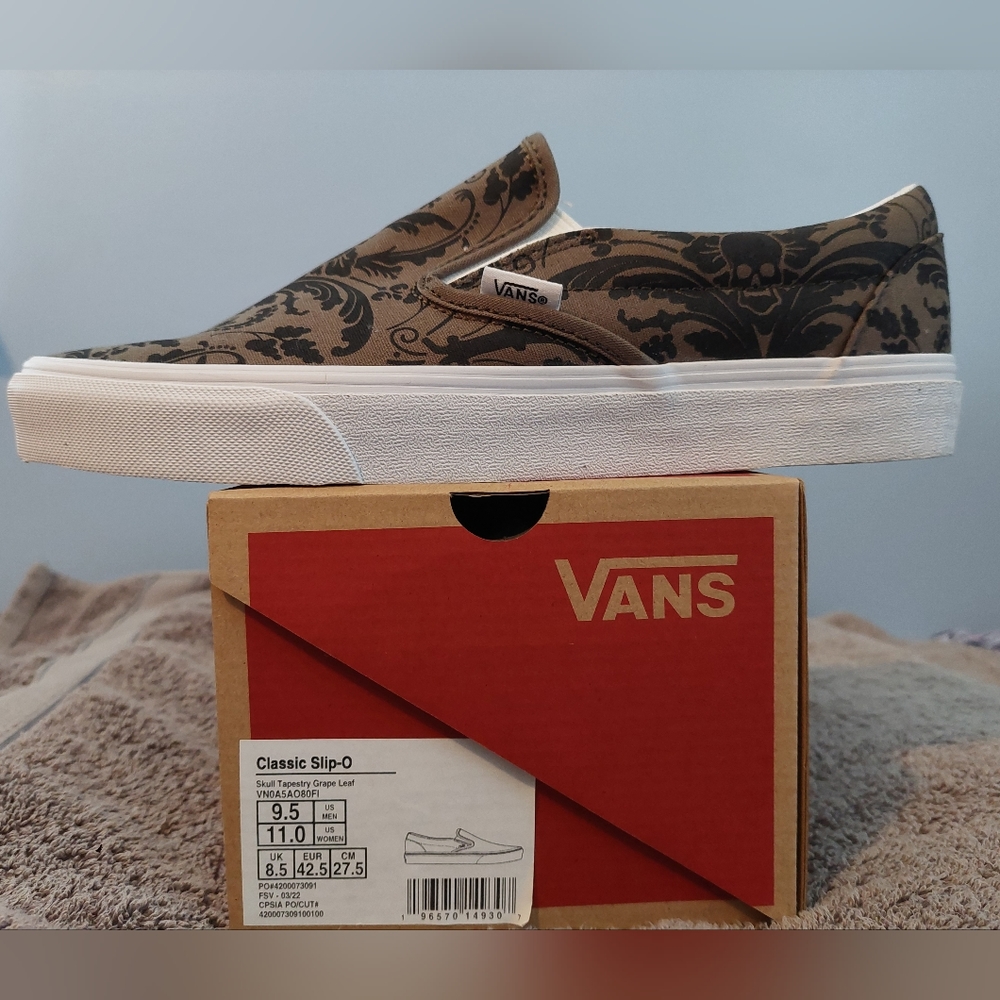 Vans Classic Slip On Sz 9.5 Mens